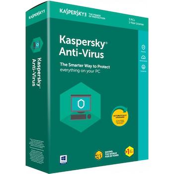 Kaspersky Antivirus 3 máy tính